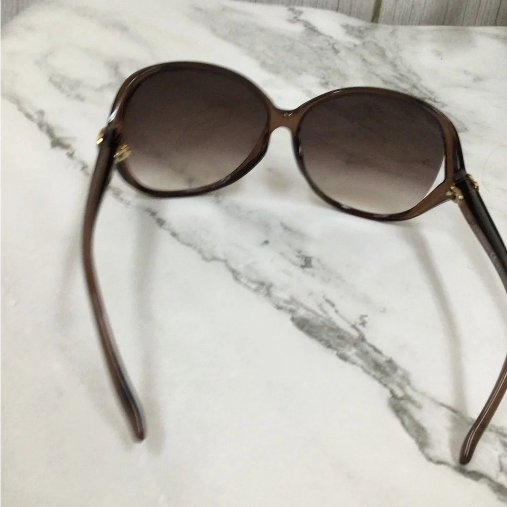 NIB Gucci Women’s Brown Gradient Oversized “Butterfly” Sunglasses